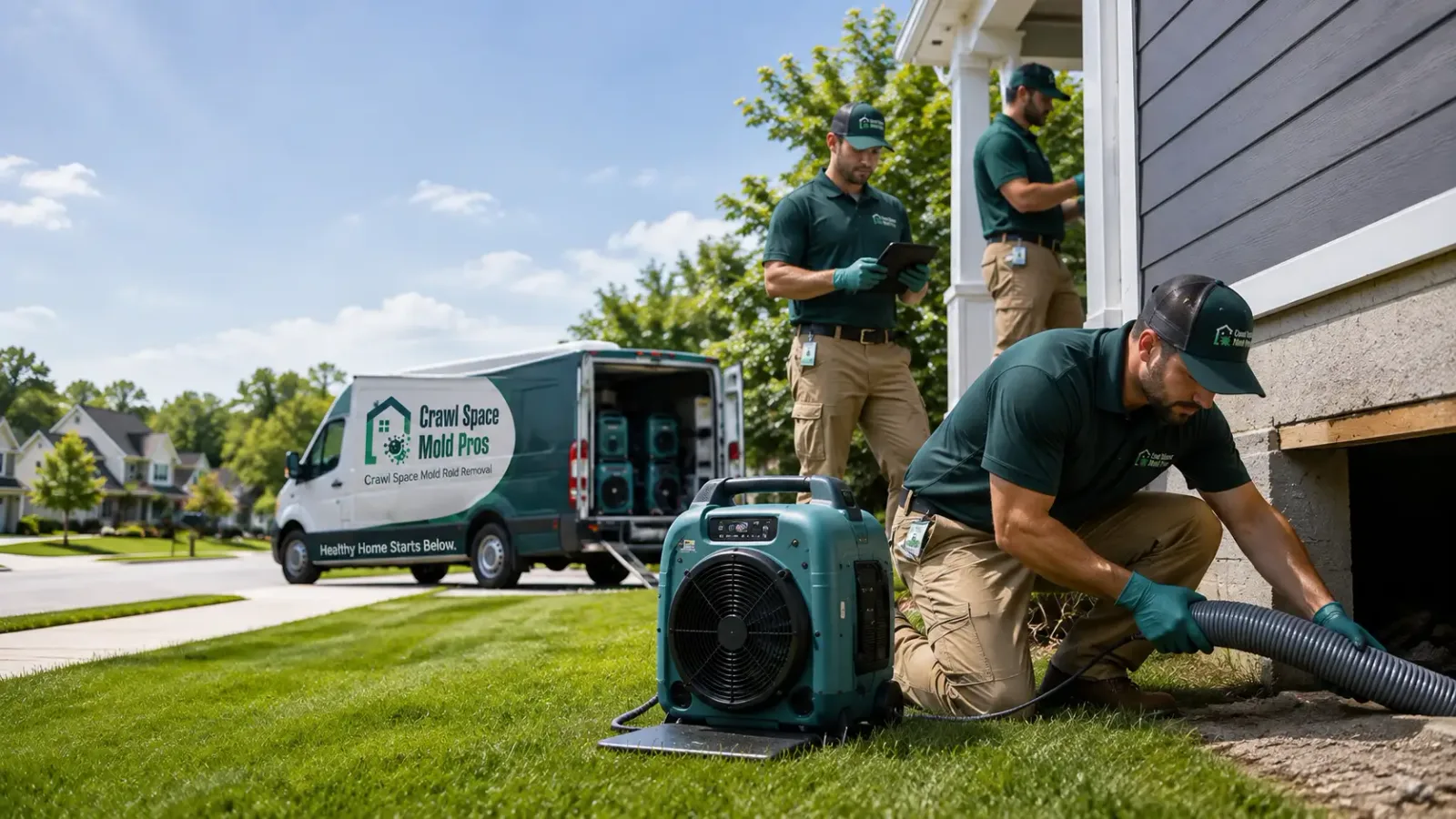Crawl Space Mold Removal in Franklin, ME